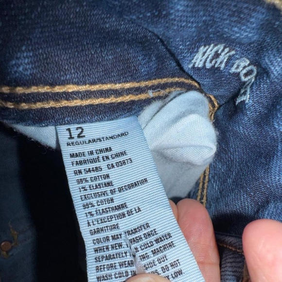 American Eagle Bootcut Jeans Women’s Size 12 Mid Rise Stretch Blue Denim - Picture 4 of 6